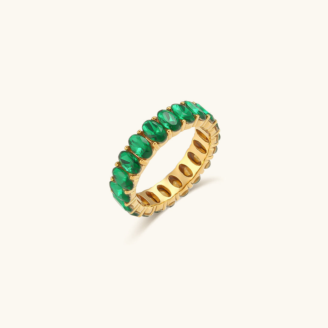 Antoinette Diamant Simulant Guld Ring