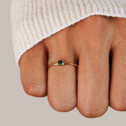Fødselssten 18K Guld Ringe