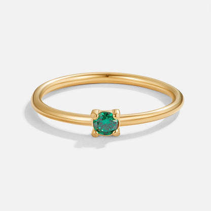 Fødselssten 18K Guld Ringe