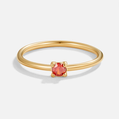 Fødselssten 18K Guld Ringe
