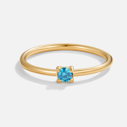 Fødselssten 18K Guld Ringe